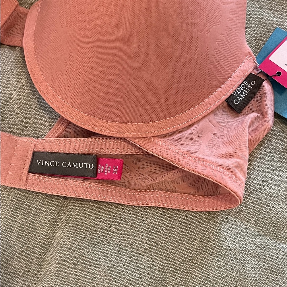 Vince Camuto Smooth T-Shirt Bras in Soft Pink, Nude and Taupe - Picture 3 of 3